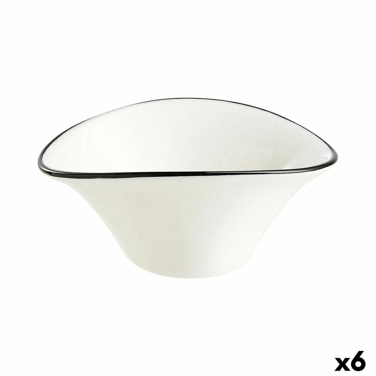Set za Aperitiv Arcoroc Appetizer Filet Bl Dvobarvna Keramika Predjed (6 kosov)